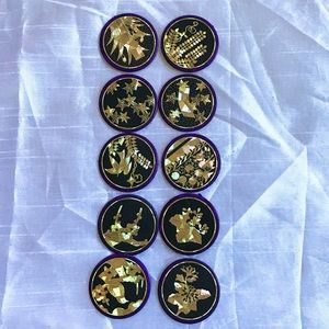 Vintage Japanese 1990s Pogs holographic